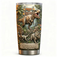 Dinosaur Tumbler Personalized Gifts For Dinosaur Lovers 01patn170126