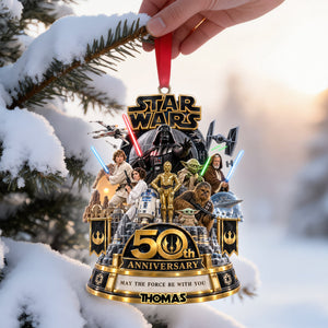 Warriors Merry Christmas Acrylic Ornament - Personalized Christmas Gifts 05ohlu100926