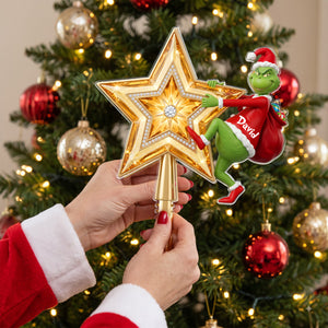Acrylic Christmas Tree Topper - Personalized Gifts For Christmas 01tyqn120826