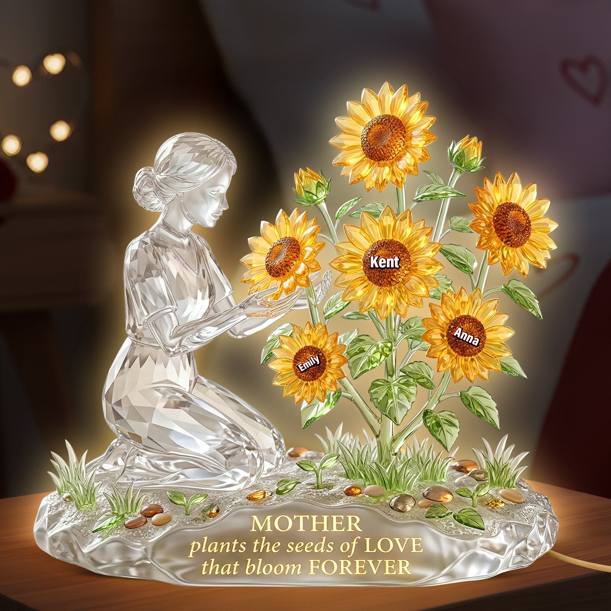 Mother's Love Garden Light Box - Personalized Gifts For Mothers 05paqn100326 - Light Box - GoDuckee