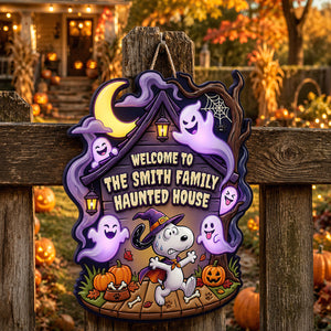 Halloween Family Acrylic Sign - Personalized Gifts For Family 03TODT310726