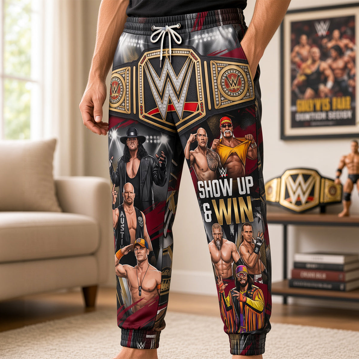 Champion Spirit Wrestling Sweatpants - Personalized Gift For Wrestling Lovers 04NADH011026