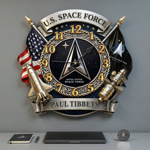 Veteran Wall Clock - Personalized Gifts For Military-Homacus