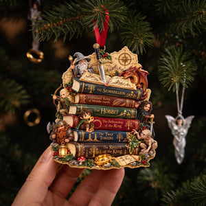 Classic Fantasy Book Ornament - Personalized Christmas Gifts 06nalu300926
