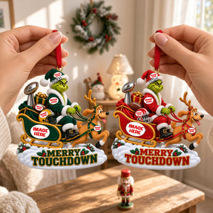Sleigh Ride Christmas Ornament - Personalized Gifts For Sport Lovers 01ohtn231026
