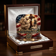 America 250th Anniversary Veteran Acrylic Plaque - Personalized Gifts For Veterans 05TOLU280326 - Shaped Plaques - GoDuckee