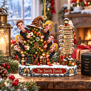Merry Family Memories Christmas Ornament - Personalized Gifts For Family 01TOQN100926
