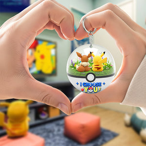 Cartoon Couple Keychain - Personalized Gifts 03ohqn250725