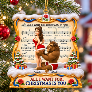 Naughty Couple Forever Love Song Acrylic Ornament - Personalized Christmas Gifts For Couples 08ohqn271026