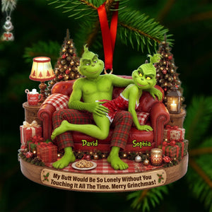 Funny Couple Acrylic Ornament - Personalized Gifts For Christmas 05ohlu010826
