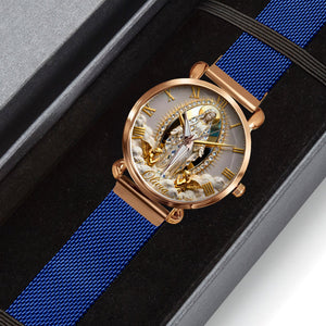 Virgin Mary Mesh Strap Quartz Watch – Personalized Gifts For Christian 04tgqn090126 - Quartz Watch - GoDuckee