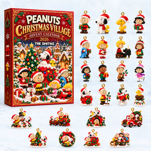 Christmas Village Advent Calendar Blind Box - Personalized Gifts For Christmas 03nadh271026