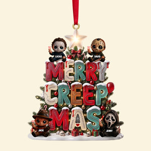 Spooky Kids Merry Creepmass Ornament - Personalized Gift For Christmas Ornament 02PATN150926