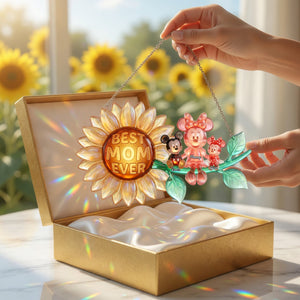 Best Mom Ever Acrylic Suncatcher Ornament  - Personalized Gifts For Mom 03nalu230426
