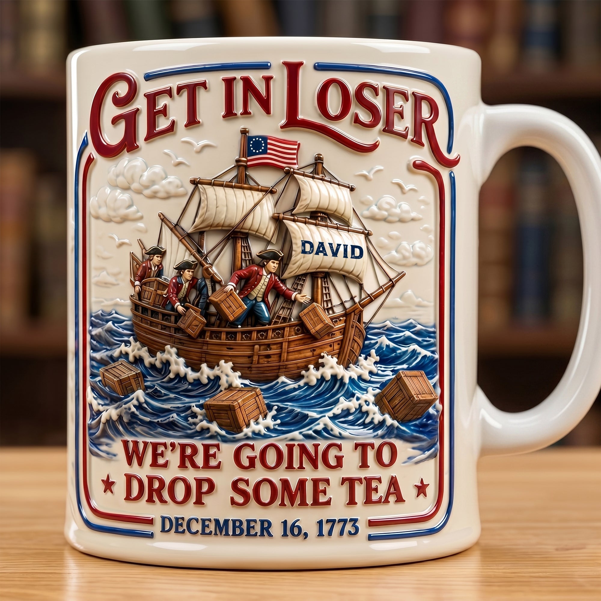 Vintage Tea Ship Coffee Mug - Personalized Gifts For Tea Lovers 03qhlu290526 - Coffee Mug - GoDuckee