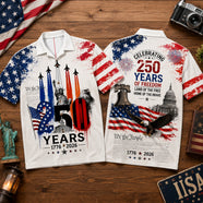Proud American - Celebrated America 250th Anniversary Hawaiian Shirt - Gifts For Patriots 03nalu280526 - Hawaiian Shirts - GoDuckee
