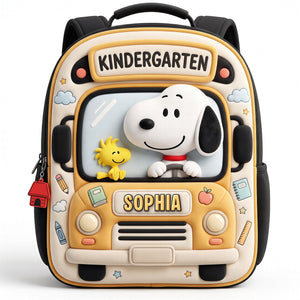 Cute Puppy Backpack - Personalized Gifts For Kids School Bag 03NAQN060726