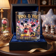 Kissing Couple Round Glass - Personalized Gifts For Couple 01TYLU160626