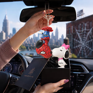 Hero Duo Acrylic Car Ornament – Personalized Gifts For Couple 02hulu040826