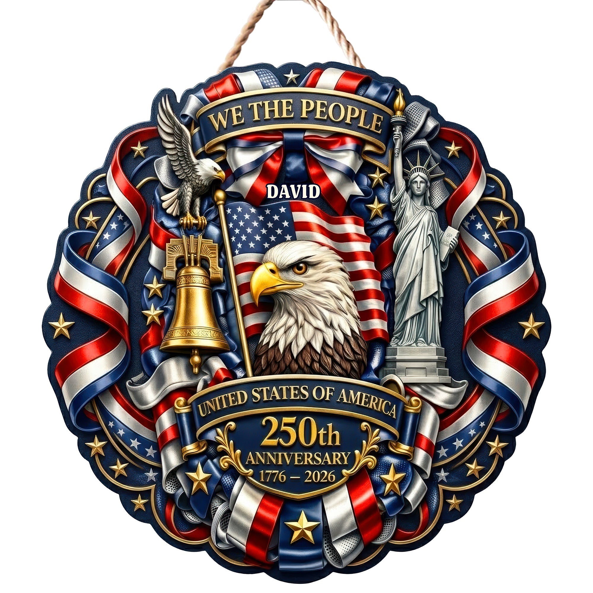 Celebrated America 250th Anniversary Acrylic Sign - Gifts For Patriots 03toqn300526 - Acrylic Sign - GoDuckee