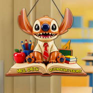 Back To School Teacher Wood Sign - Personalized Gifts For Teacher 06OHPU160725