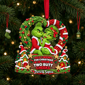 Playful Couple Acrylic Ornament - Personalized Gifts For Couple 02ohlu011026