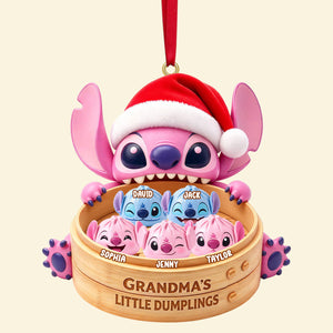 Grandma's Adorable Grandkids Christmas Ornament - Personalized Gifts For Grandma 02OHTN051026