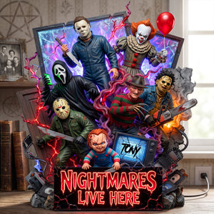 Villain Acrylic Light Box -  Personalized Gifts For Horror Lovers 03tylu230726
