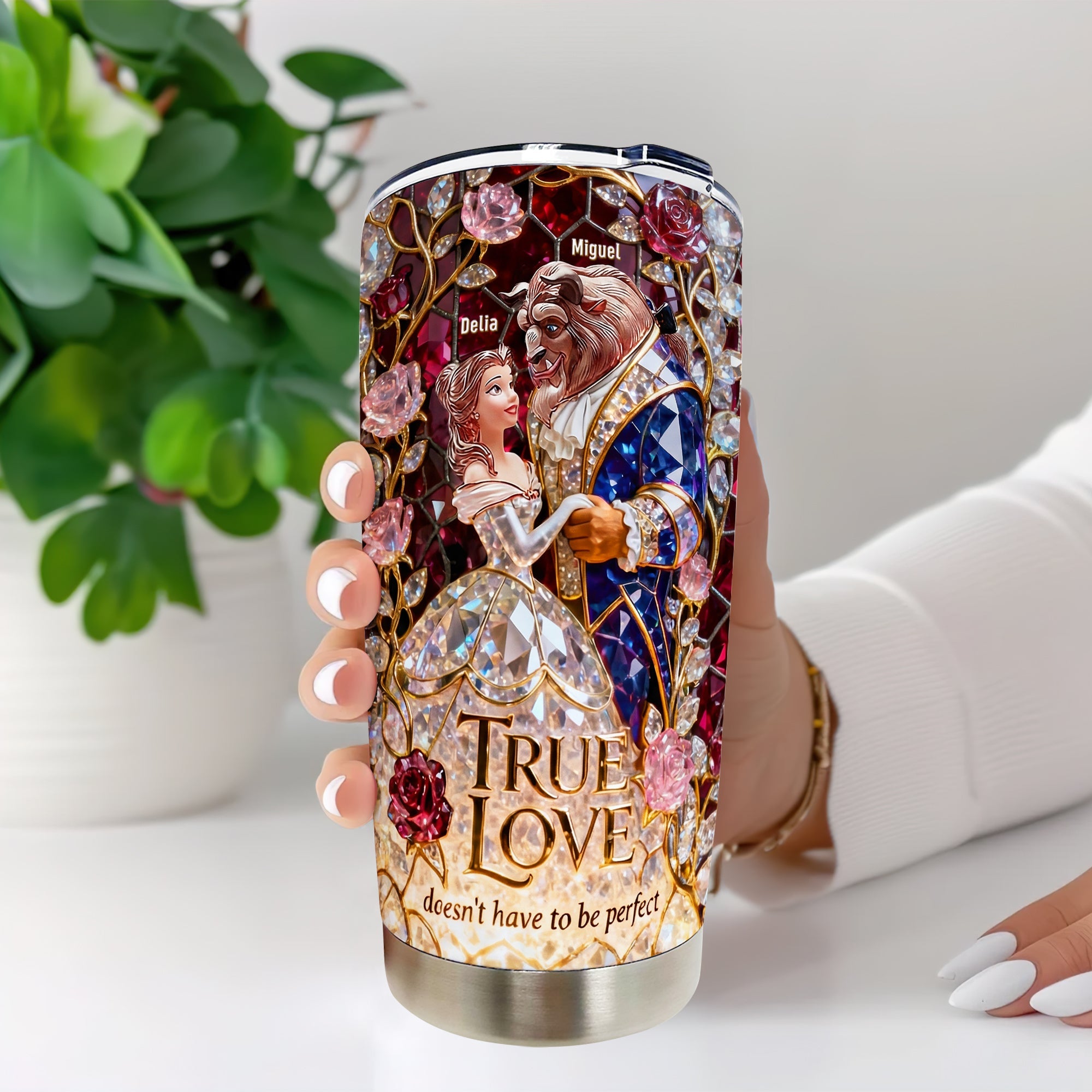 Romantic Couple Tumbler - Personalized Gifts For Couple 02paqn160126