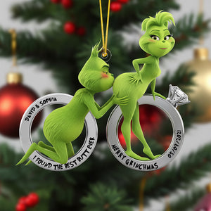 Naughty Couple Christmas Ornament - Personalized Gifts 05ohqn120925