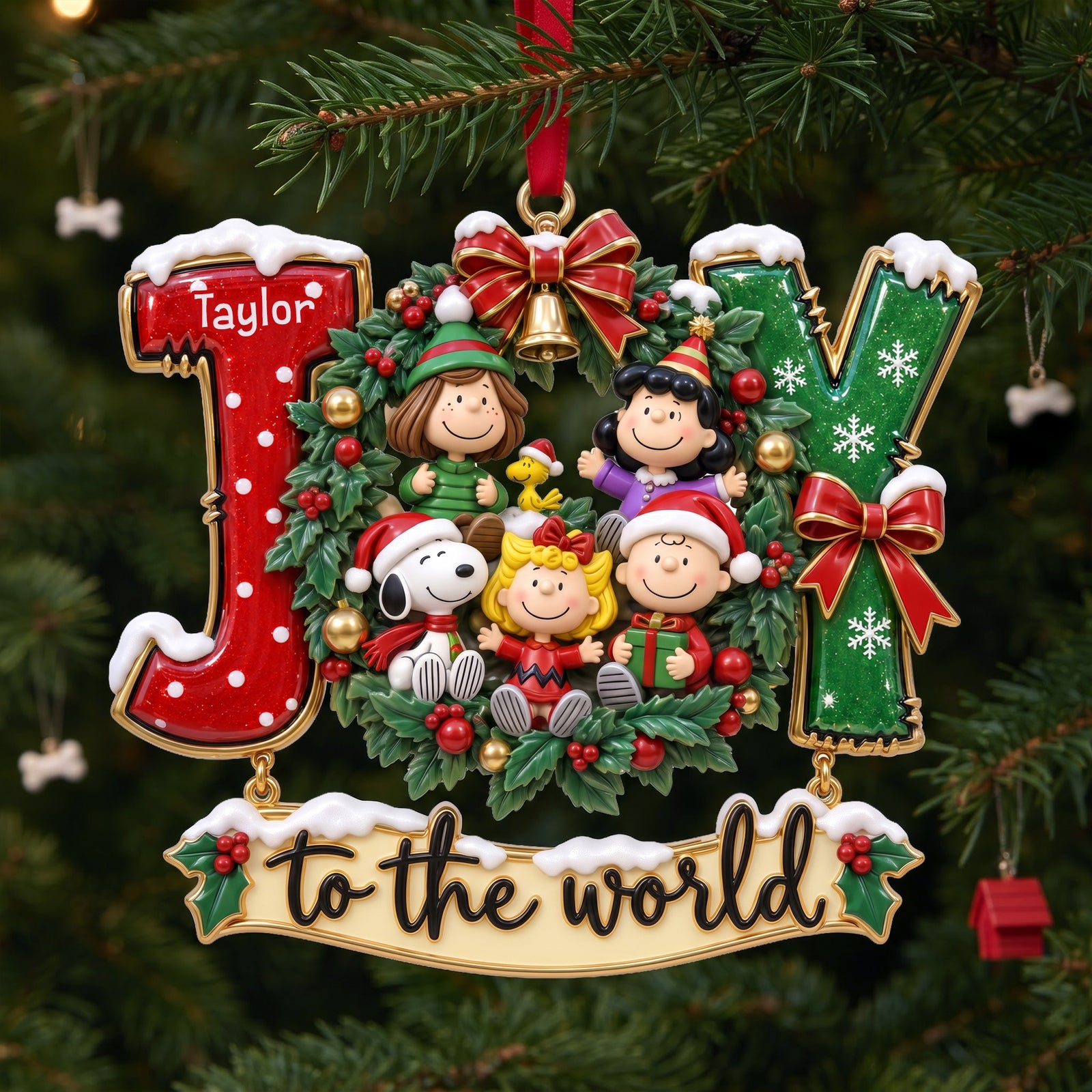 Joy To The World Acrylic Ornament - Personalized Gifts For Christians 06qhlu271026