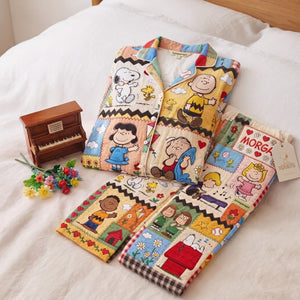 Lovely Characters Pajama Set - Personalized Gifts 01palu310726