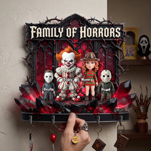 Family Of Horrors Key Hanger - Personalized Gifts 06tylu160726