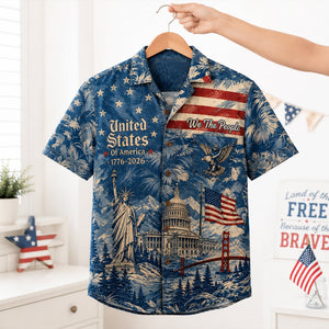 Land Of The Free Hawaiian Shirt - Personalized Gifts For Patriots 02PALU260526-Homacus