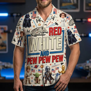 Independence Day Hawaiian Shirt Personalized Anniversary Gifts 03NATN030626-Homacus