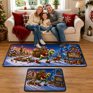 Funny Santa Runner Rug - Personalized Christmas Gifts 06HAQN220826
