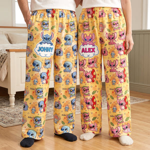 Cute Alien Pajama Pants - Personalized Gifts 01patn260626-Homacus