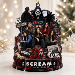 Night Of Fear 30th Anniversary Christmas Ornament - Personalized Gifts 01OHDT090926