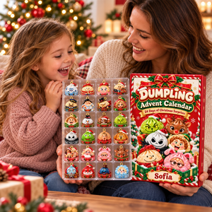 Sweet Holiday Dumpling Advent Calendar Blind Box - Personalized Christmas Gifts 02HUQN141026