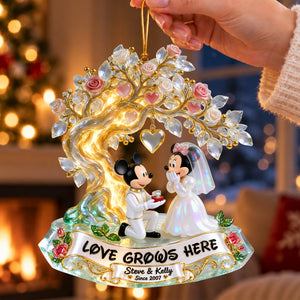 Under The Tree Of Love Ornament - Personalized Christmas Gifts For Couple 07qhqn210926