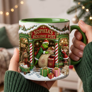 Holiday Post Coffee Mug - Personalized Gifts For Christmas 04halu010826