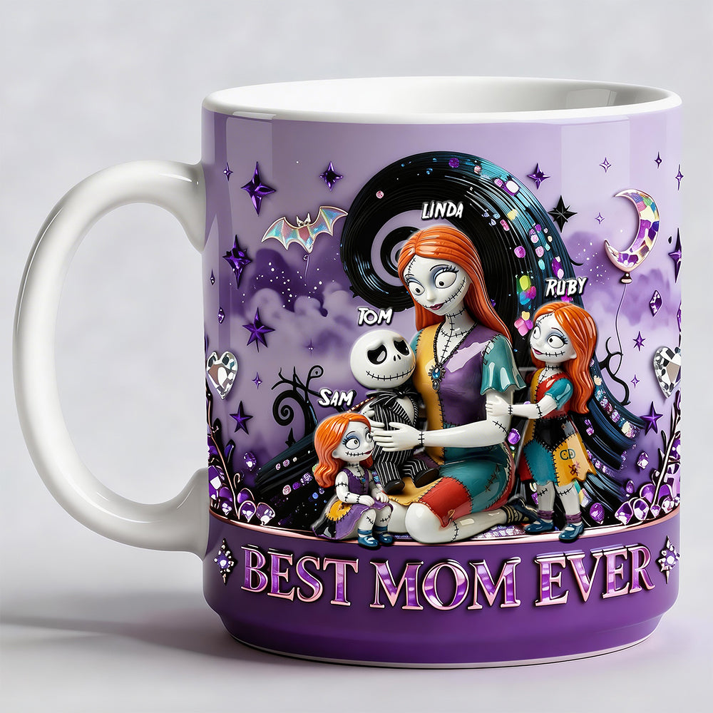 Spooky Queen Family Coffee Mug - Personalized Gifts For Mom 02OHDT100426