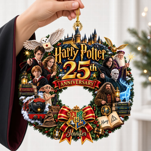 25th Anniversary Fantasy Christmas Ornament - Personalized Gifts For Fantasy Lovers 07ohqn091026