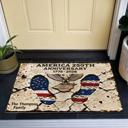 America 250th Anniversary Doormat - Personalized Gifts 05tgqn120226 - Doormat - GoDuckee