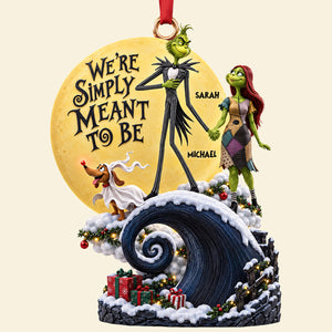 Spooky Christmas Duo Ornament - Personalized Gifts For Couple 07ohdt161026