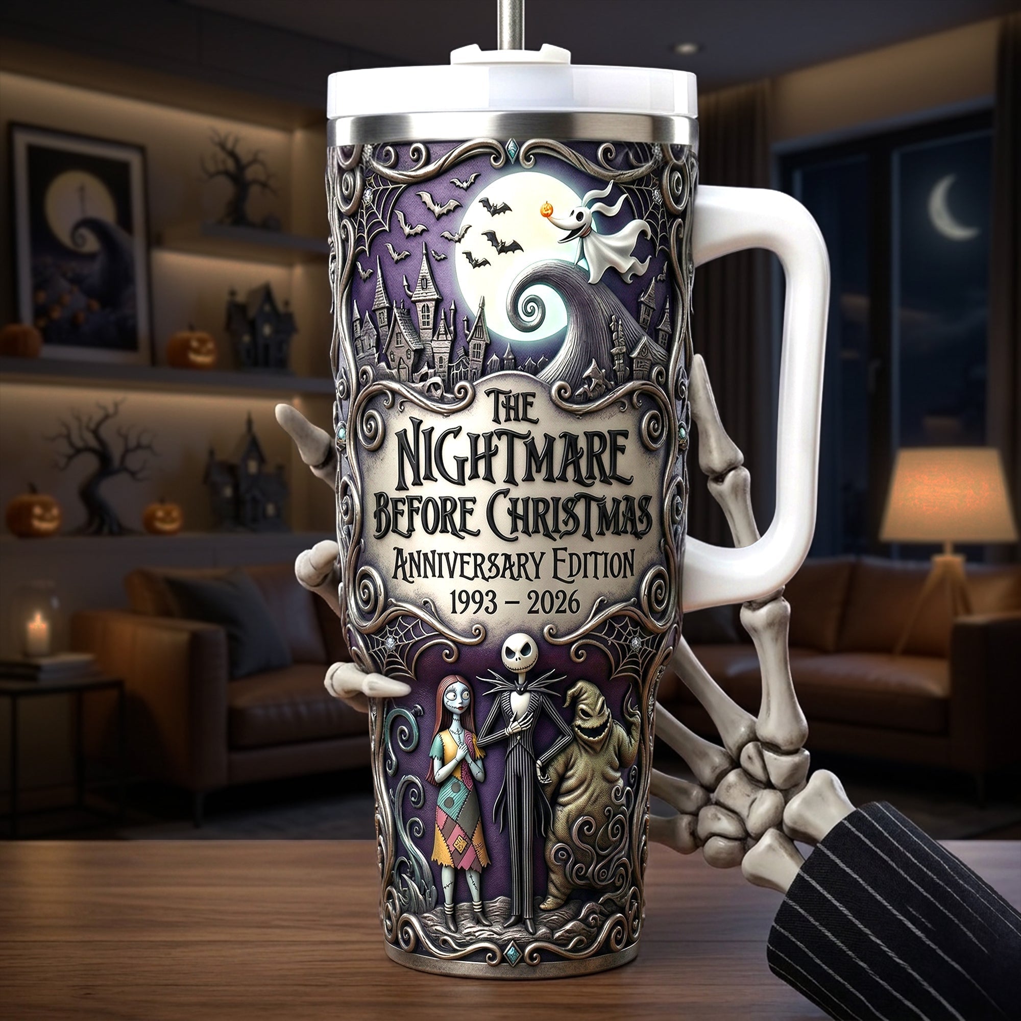 Spooky Anniversary Edition 40oz Tumbler - Gift For Movie Lovers 02nalu060326