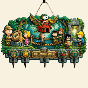 Adventure Acrylic Key Hanger - Personalized Gifts For Family 04hadt230726