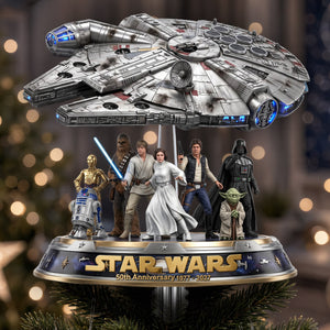 Cosmic Christmas Tree Topper - Personalized Gifts For Family 01nalu100926