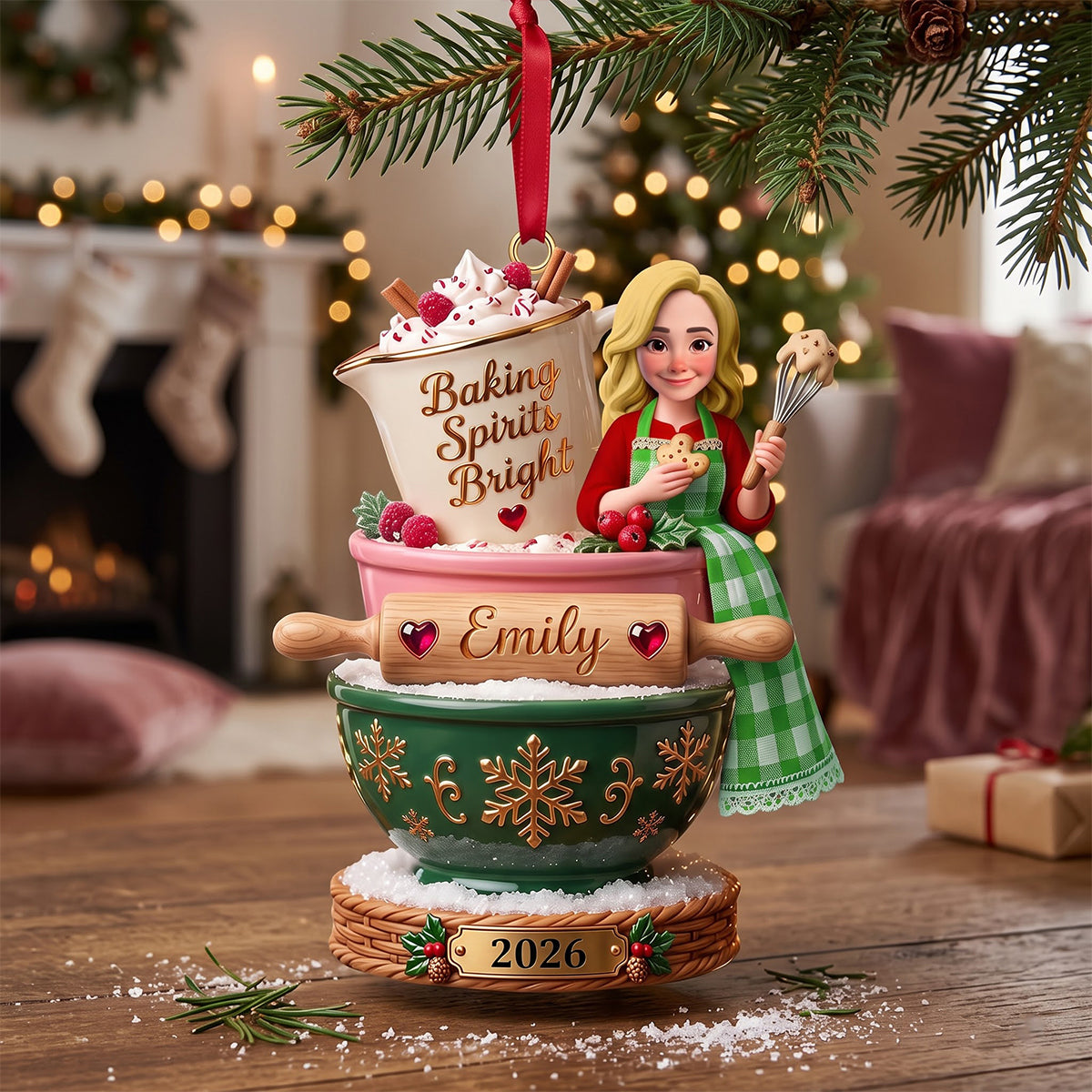 Baker’s Christmas Ornament - Personalized Gifts For Bakers 02totn250926