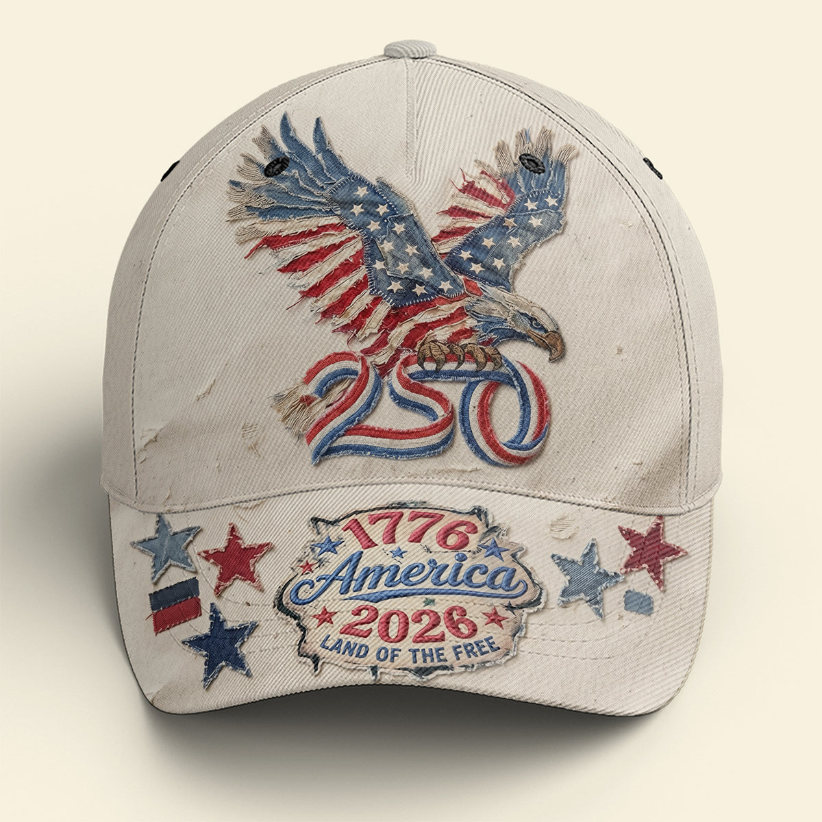 Vintage American Eagle Proud Classic Cap - Personalized Gifts For Patriots 02QHQN030626 - Caps - GoDuckee
